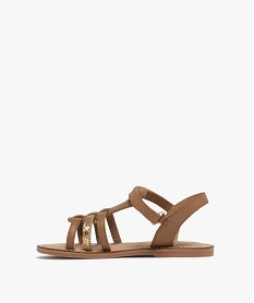 sandales en cuir multibrides fille marron vifG950901_3