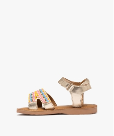 sandales a tige metallisee et en perles fille  - taneo doreG951101_3