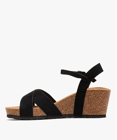 sandales a talon compense et larges brides croisees femme noir standard sandales a talonG954901_3