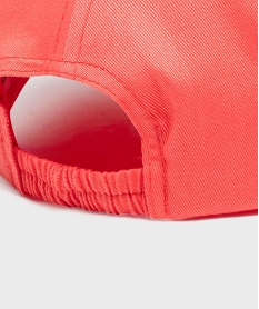 casquette en coton brodee cerises bebe fille orange standardG955801_3