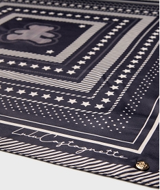 foulard en satin a motifs etoiles femme - lulucastagnette bleuG956001_2