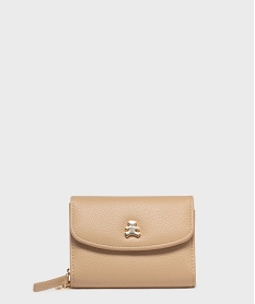 GEMO Porte-monnaie à rabat femme - LuluCastagnette Beige