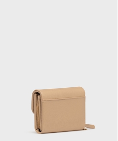 porte-monnaie a rabat femme - lulucastagnette beige porte-monnaie et portefeuillesG956101_2