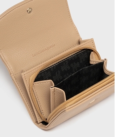 porte-monnaie a rabat femme - lulucastagnette beige porte-monnaie et portefeuillesG956101_3