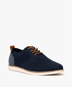 derby en mesh sur semelle sport homme - mario baldano bleuG957301_2