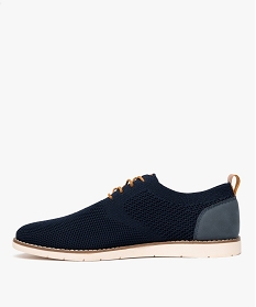 derby en mesh sur semelle sport homme - mario baldano bleuG957301_3
