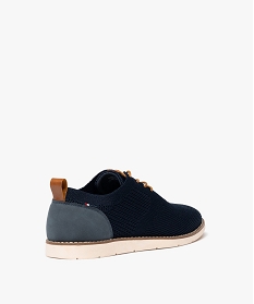derby en mesh sur semelle sport homme - mario baldano bleuG957301_4