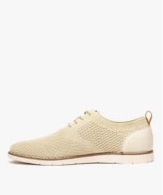 derby en mesh sur semelle sport homme - mario baldano beige standardG960101_3