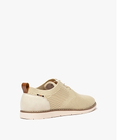 derby en mesh sur semelle sport homme - mario baldano beige standardG960101_4