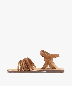 sandales en cuir multibrides a perles fille  – taneo brunG960501_3
