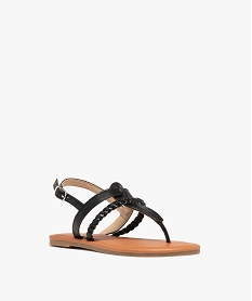 sandales a brides avec entredoigt fille - lovely wings noir standardG960701_2