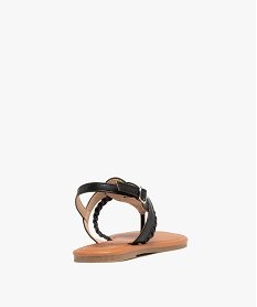sandales a brides avec entredoigt fille - lovely wings noir standardG960701_4