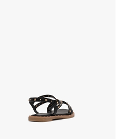 sandales a brides avec clous metalliques fille - lovely wings noirG961601_4