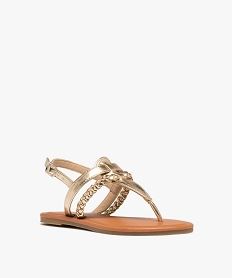 sandales a brides avec entredoigt fille - lovely wings doreG962201_2