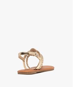 sandales a brides avec entredoigt fille - lovely wings doreG962201_4