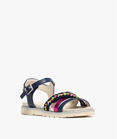 sandales a brides multicolores fille - lovely wings bleuG963501_2