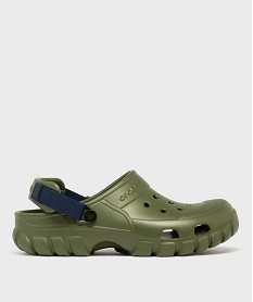GEMO Sabots souples unis dessus perforé homme - Crocs kaki standard