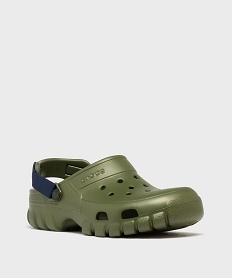 sabots souples unis dessus perfore homme - crocs kaki standardG966501_2
