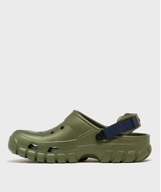 sabots souples unis dessus perfore homme - crocs kaki standardG966501_3