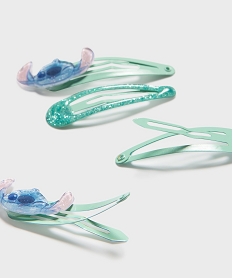 pinces cli-clac motif stitch fille (lot de 4) - disney vertG967701_3