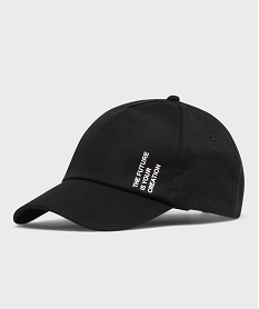 GEMO Casquette avec inscription en relief garçon noir vif