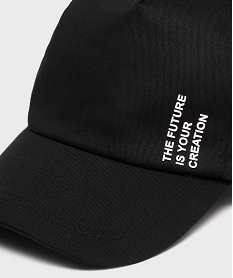 casquette avec inscription en relief garcon noir vifG968101_3