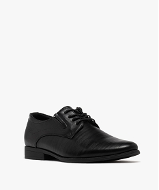 derbies unis a lacets ronds homme noir standardG968901_2