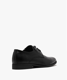 derbies unis a lacets ronds homme noir standardG968901_4
