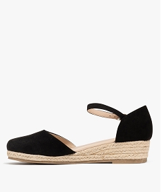chaussures en suedine a talon compense en corde femme noir standard sandales plates et nu-piedsG970301_3