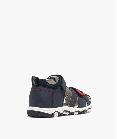 chaussures ouvertes fermeture scratch garcon - buggy bleuG972901_4