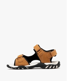 sandales sport a 3 brides scratch garcon brunG973501_3