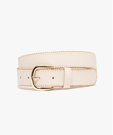 ceinture avec perles metalliques femme beige standardG977101_2