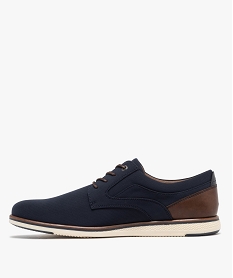 derbies en toile texturee homme bleuG983901_3
