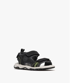 sandales sport a triple scratch garcon - buggy shoes noir standardG986701_2