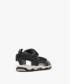 sandales sport a triple scratch garcon - buggy shoes noir standardG986701_4