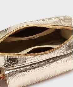 sac a bandouliere en matiere metallisee femme dore sacs bandouliereG991401_4