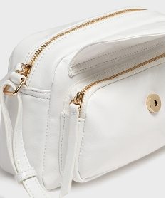 sac a bandouliere en matiere vernie femme blanc standard sacs bandouliereG991701_3