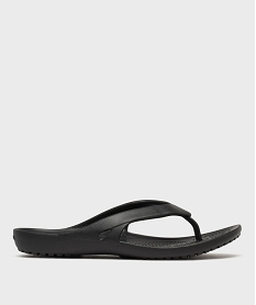 GEMO Tongs de plage à semelle incurvée Kadee II Flip femme - Crocs noir vif