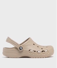 GEMO Sabots souples unis perforés Baya femme - Crocs - Crocs Beige