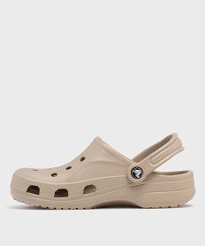 sabots souples unis perfores baya femme - crocs - crocs beigeG997801_3