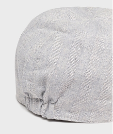 casquette plate chinee a rayures homme bleuG998101_2