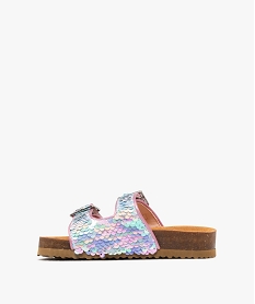 sandales a sequins reversibles fille roseG998501_3