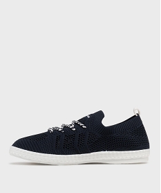 baskets en toile ajouree faciles a enfiler femme - terre de marins bleuH000301_3