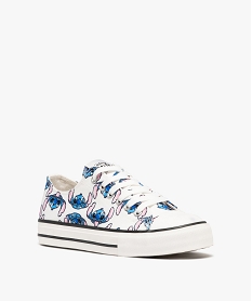 baskets en toile a lacets motifs stitch femme - disney blanc standardH006101_2
