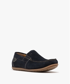 mocassins en cuir suede a semelle souple homme - pierre cardin bleuH007101_2