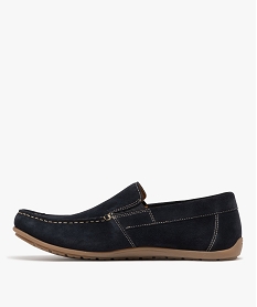 mocassins en cuir suede a semelle souple homme - pierre cardin bleuH007101_3