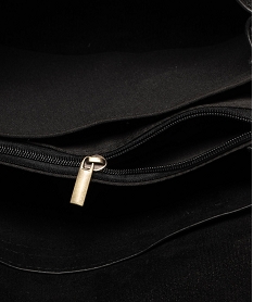 sac besace compact souple multicompartiment femme noir standard sacs bandouliereH008901_3