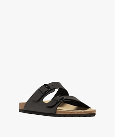 sandales mules 2 brides homme - schott noir standardH021401_2