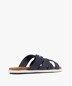 mules a brides croisees et semelle sport homme - redskins bleuH023201_4