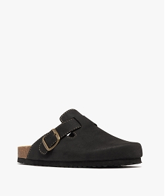 sabots avec semelle interieure cuir ergonomique homme noir standardH024701_2